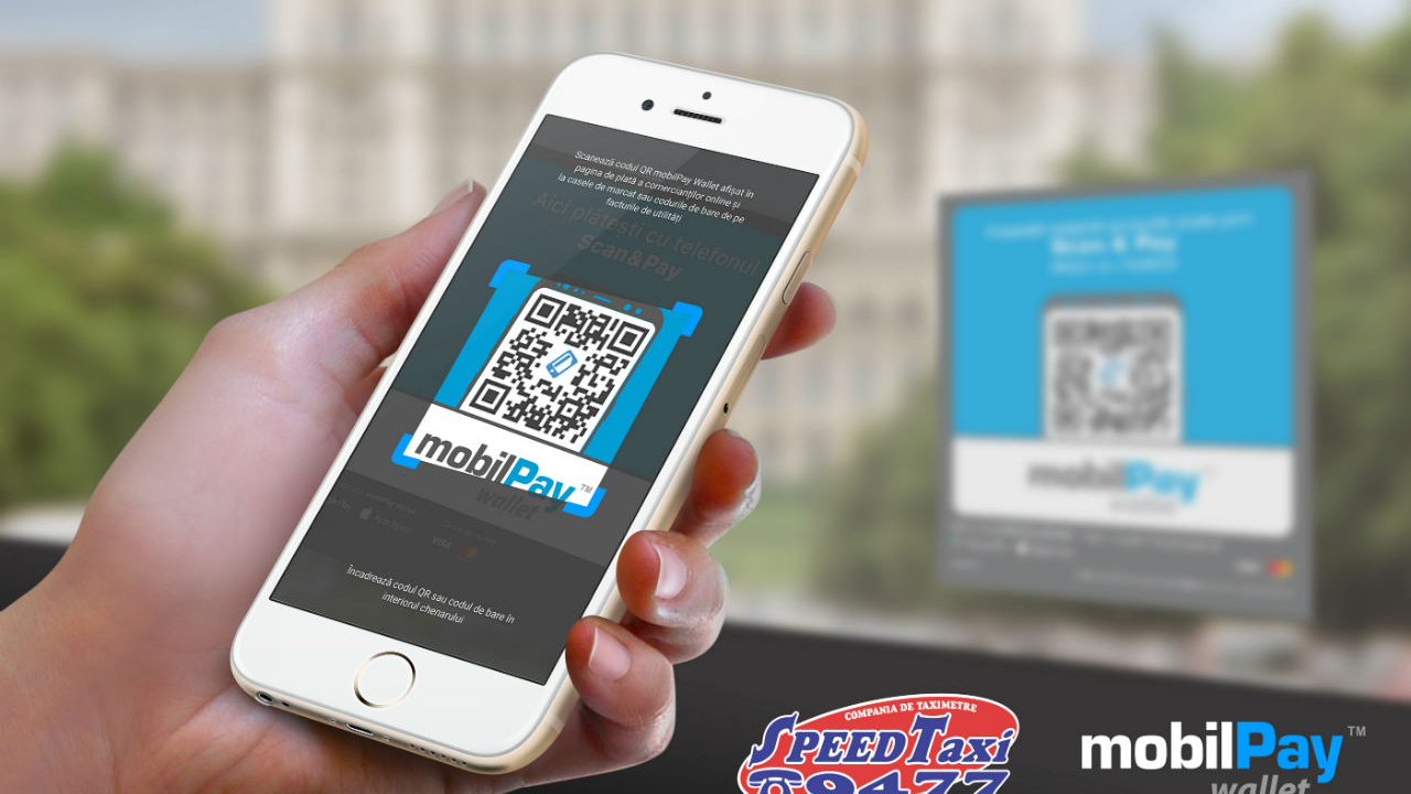 Îți poți plăti cursa Speed Taxi cu mobilul, prin mobilPay Wallet