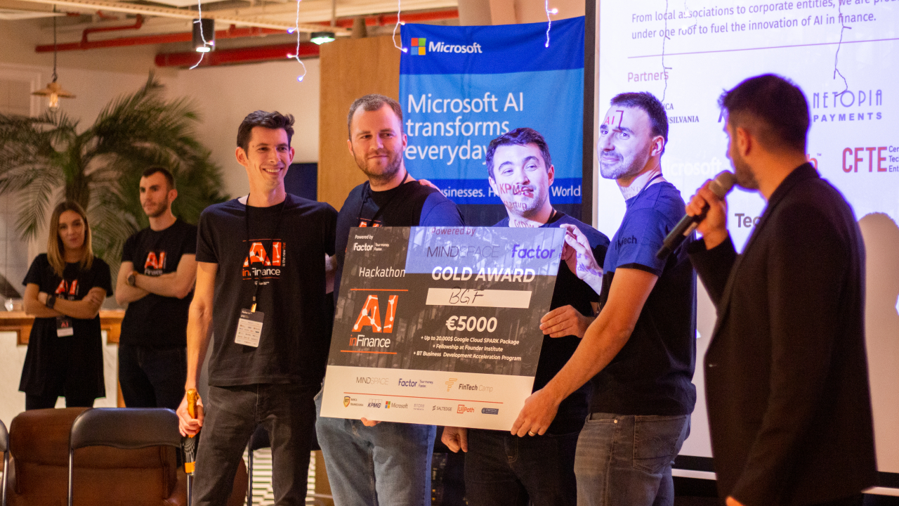 3 echipe de viitor pentru fintech-ul românesc la AI in Finance