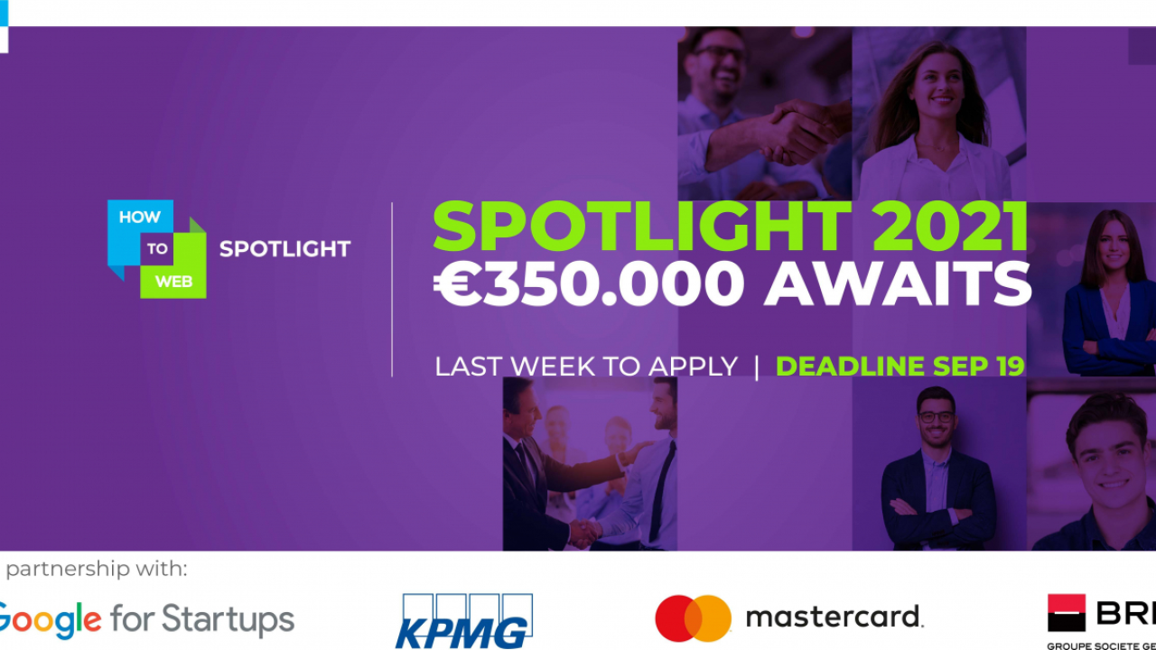 350.000 de euro premiu la Spotlight 2021 pentru cel mai bun startup