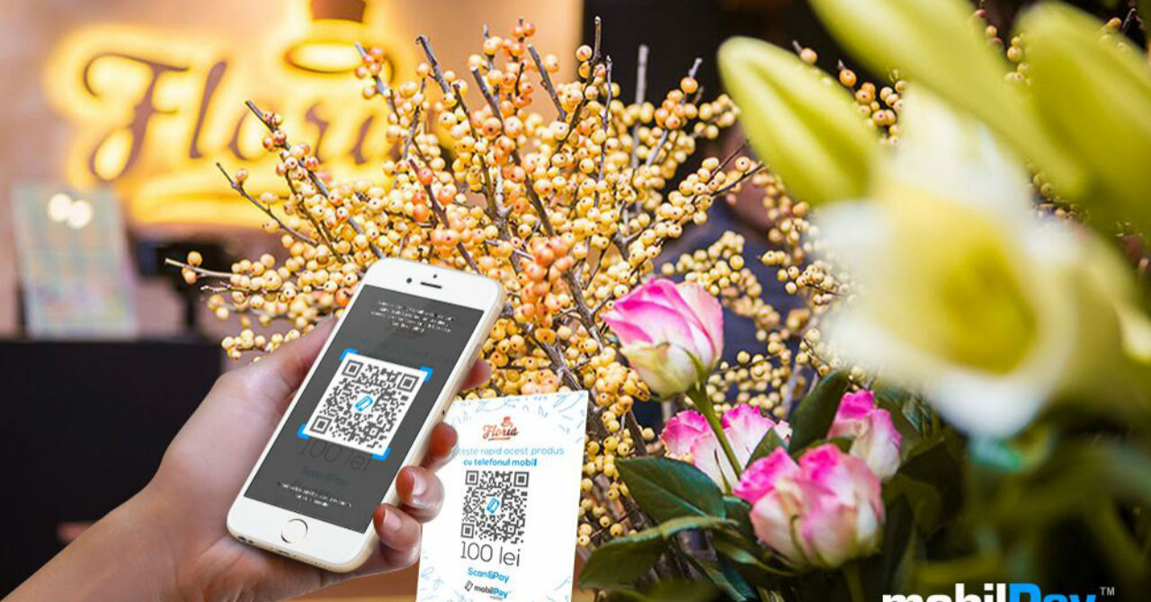 Acum e mai simplu să cumperi flori, prin aplicația mobilPay Wallet
