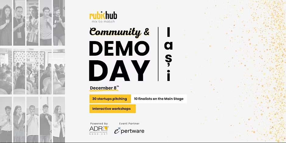 Rubik Hub Community & Demo Day: evenimentul oamenilor care construiesc afaceri