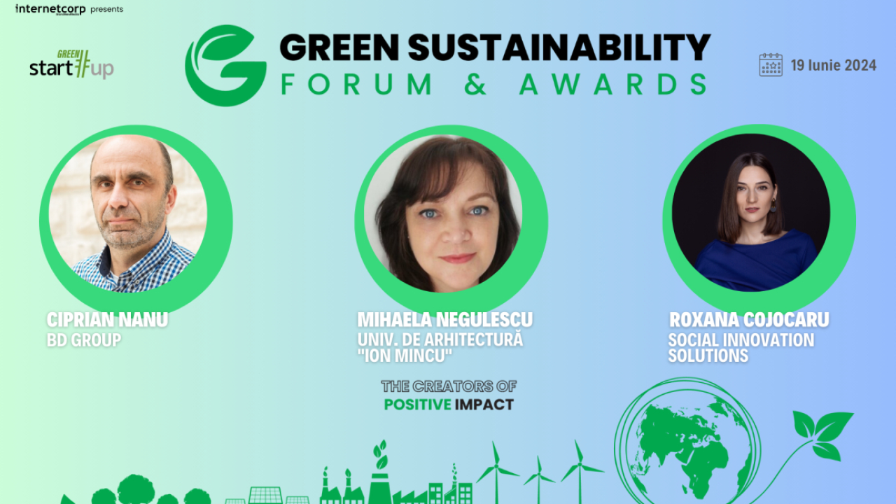 Experți în mobilitate, strategii de sustenabilitate vin la Green Sustainability Forum