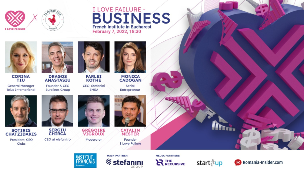 I Love Failure French Tech - 6 antreprenori și poveștile lor de... eșec