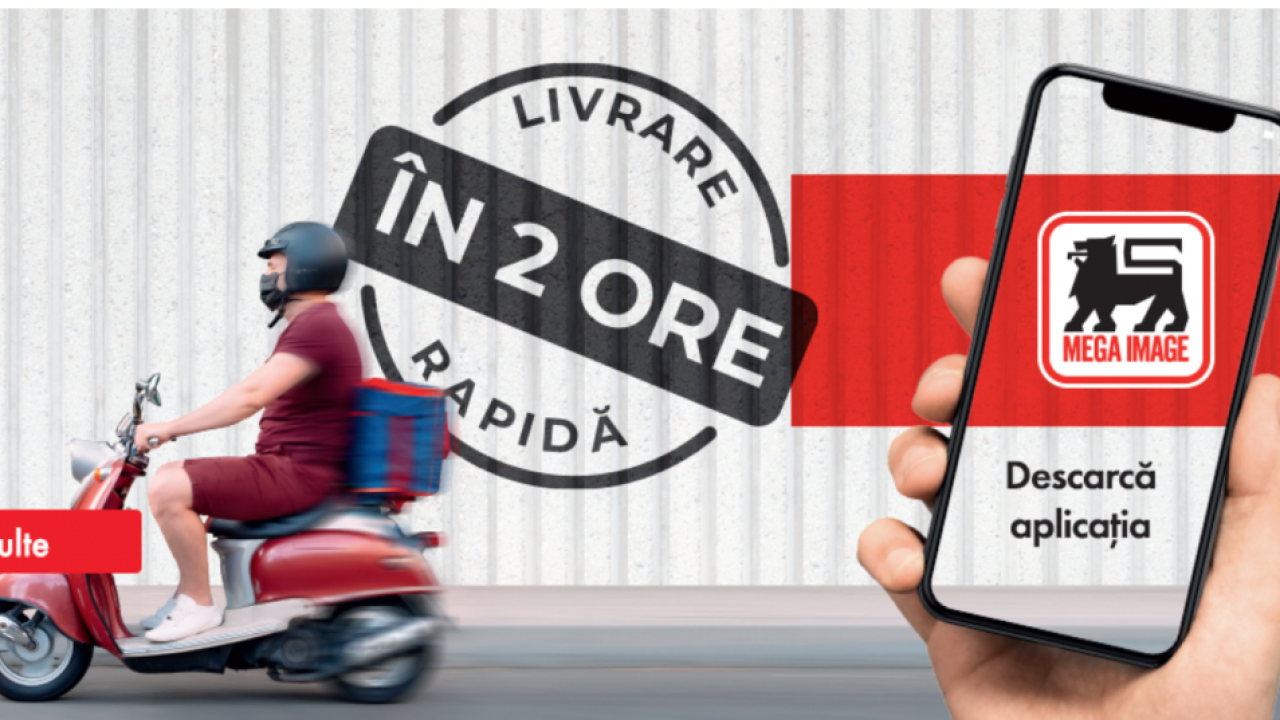 ”Vreți Mega”, varianta digitală: 100% creștere pe comenzi online pentru Mega Image