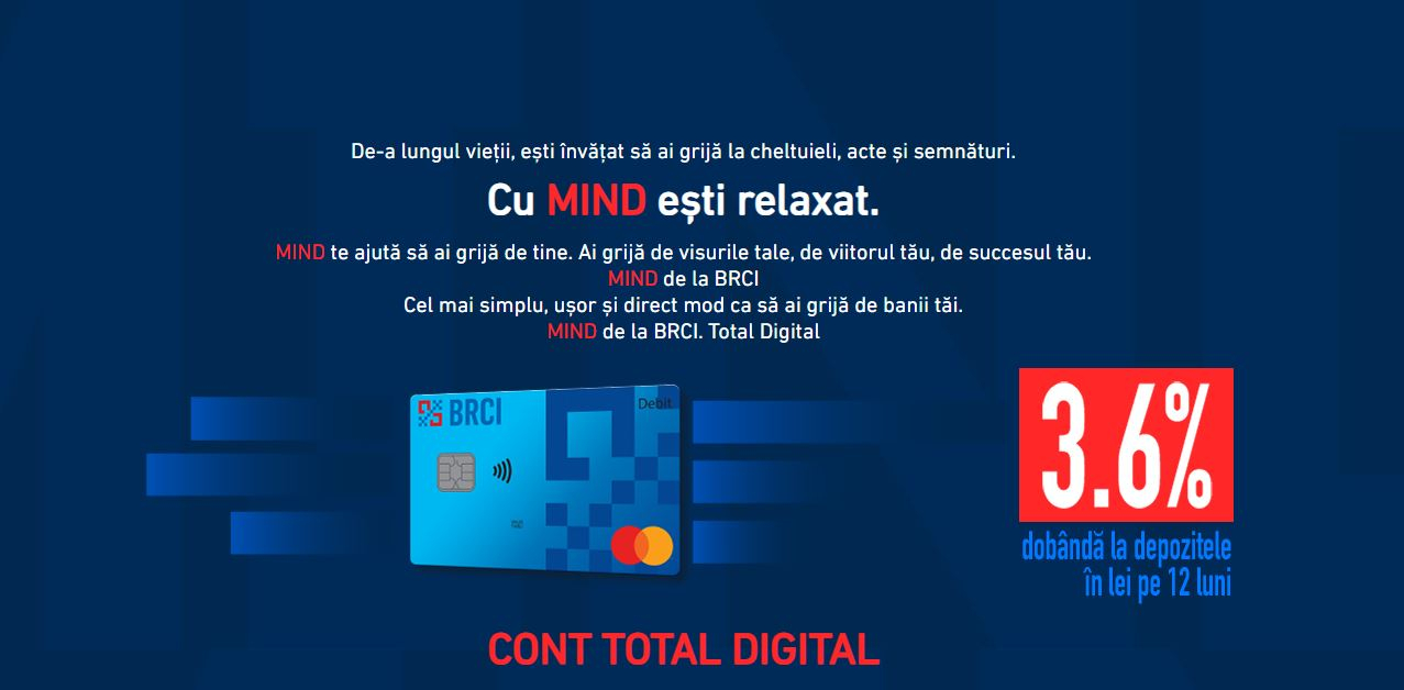 Banca Română de Credite și Investiții lansează MIND: platformă digitală bancară