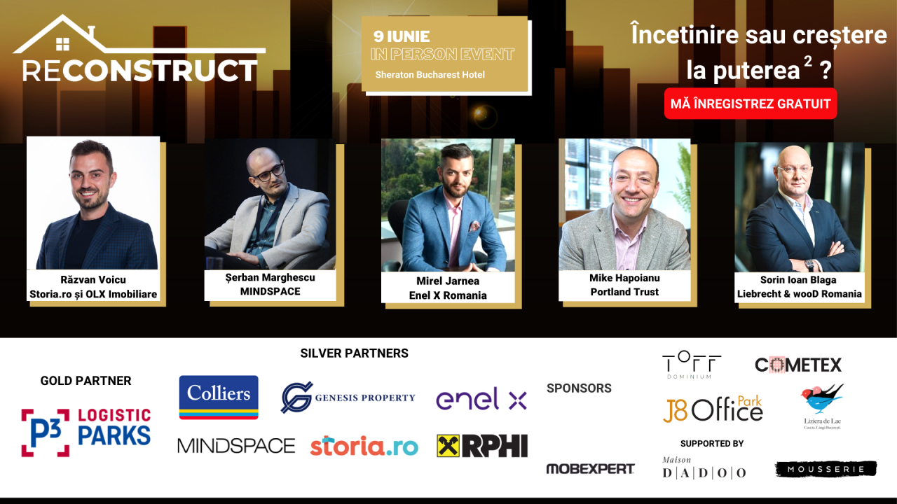reConstruct: ce soluții au jucătorii din imobiliare pentru provocările din 2022