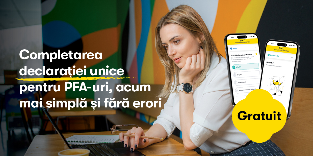 Declarația unică: SOLO lansează o platformă gratuită de completare a declarației