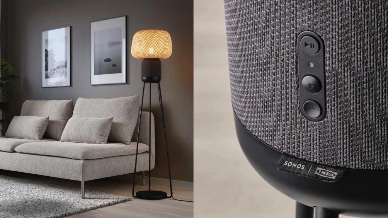 IKEA și Sonos extind gama SYMFONISK cu noua lampă de podea cu boxă integrată