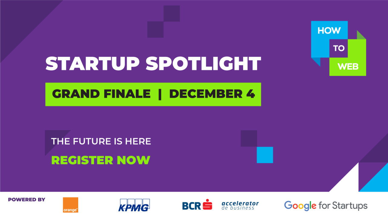 Startup Spotlight: finala unde un startup poate câștiga 225.000 de euro
