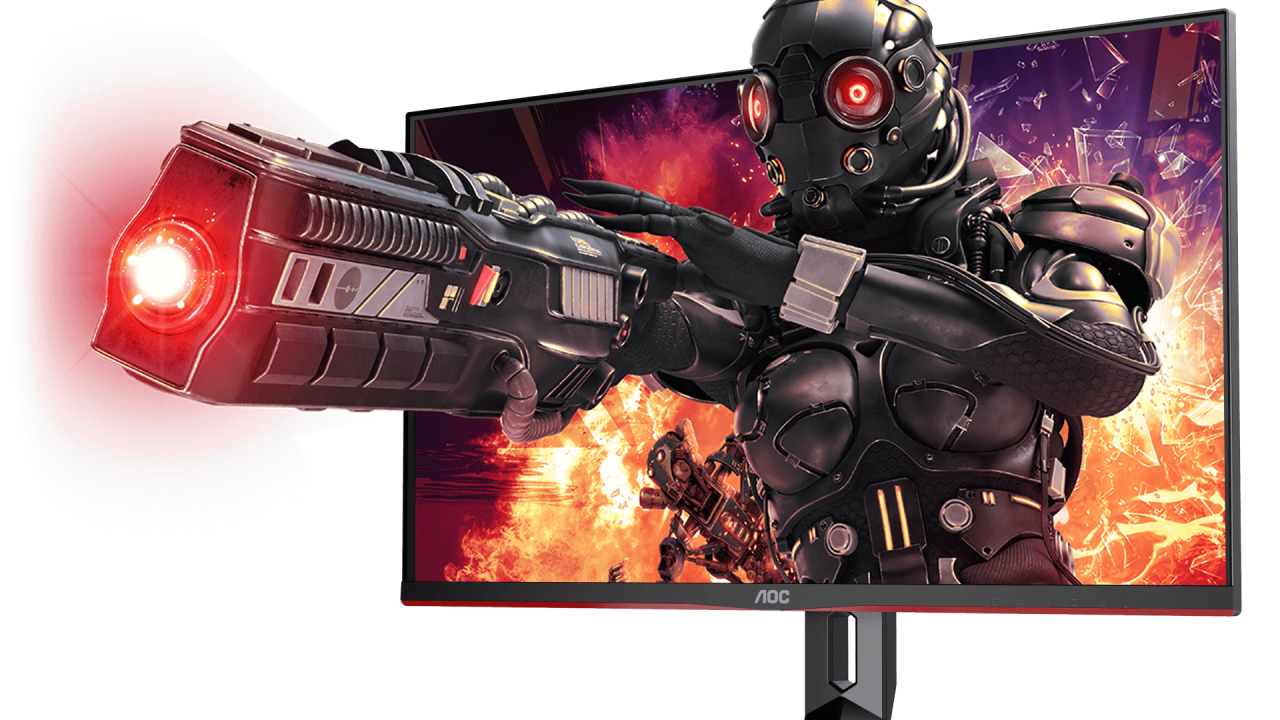 Monitor de gaming AOC 4K cu 144 de hz rată de refresh