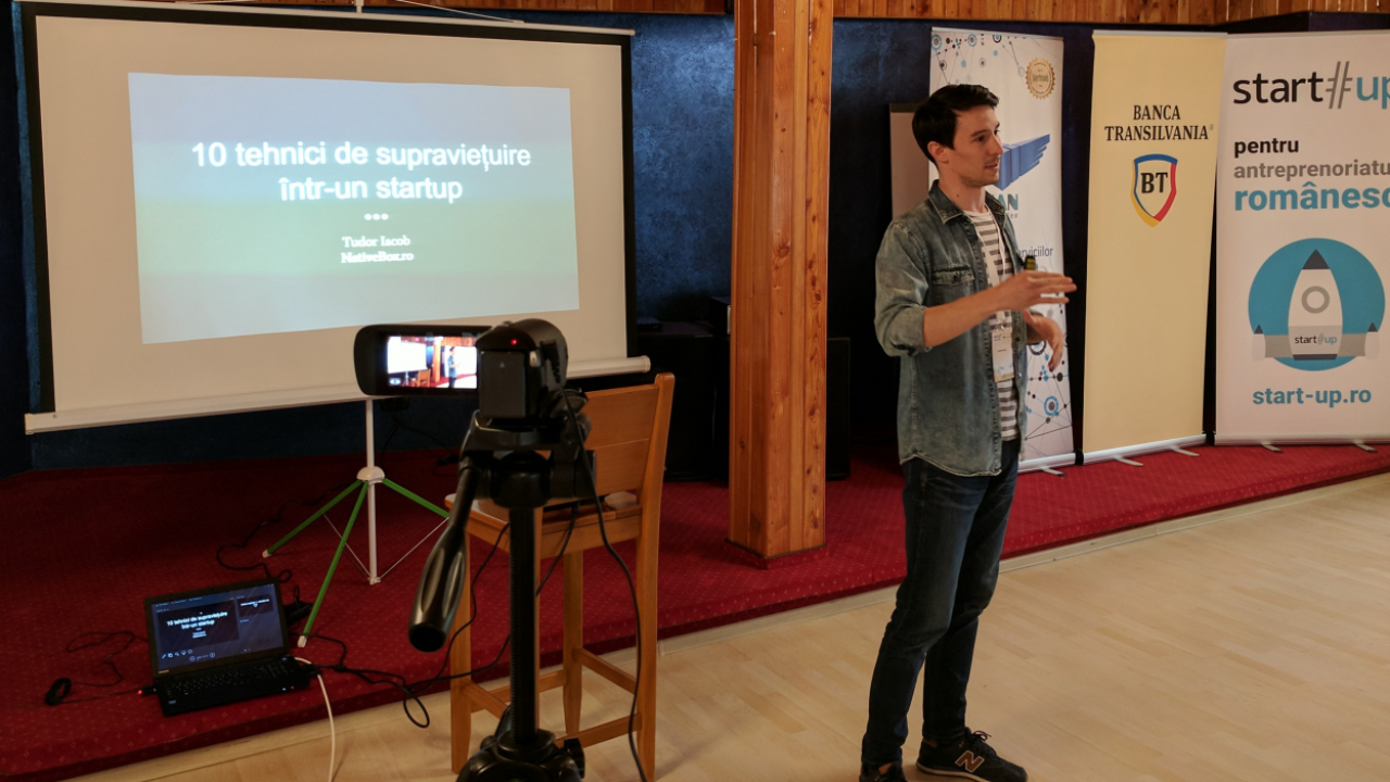 Cum supraviețuiești într-un startup – Tudor Iacob (NativeBox)