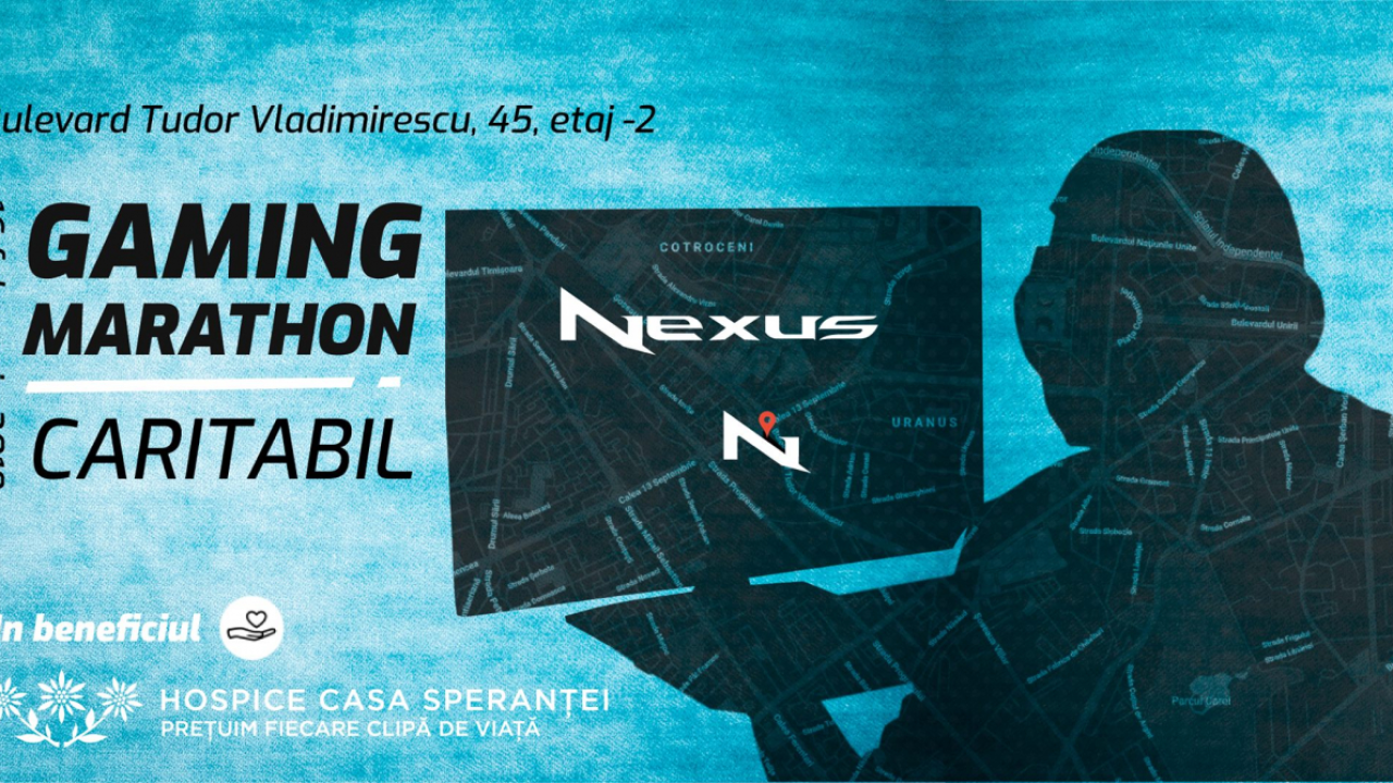 Maraton de gaming la Nexus pentru Hospice Casa Speranței
