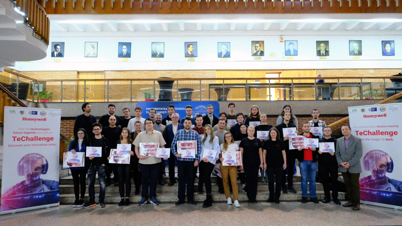 18 proiecte realizate de elevi și studenți, premiate în competiția TeChallenge