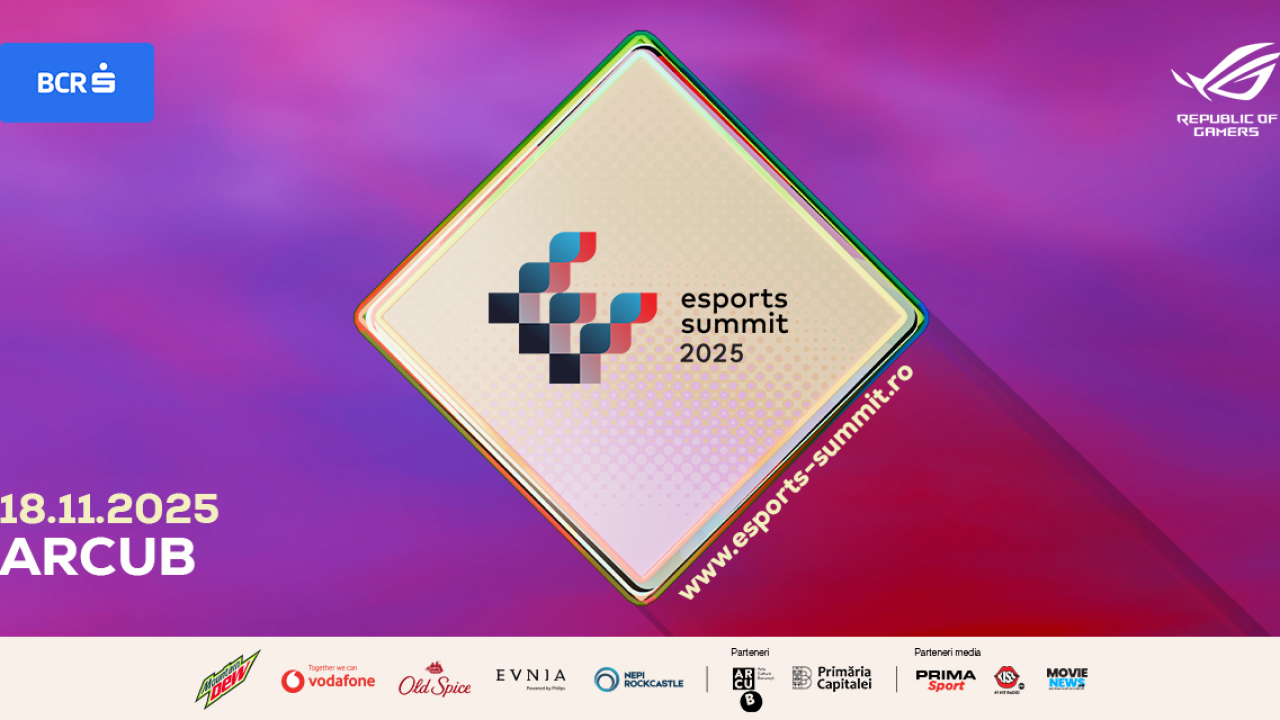 <span class="title-highlight">Esports Summit 2025</span>, București | 18 noiembrie | Suntem pregătiți de Olimpiadă de esports?