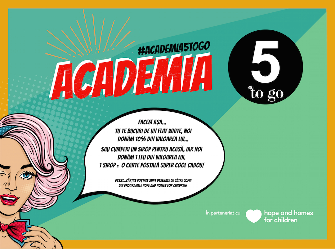 „Academia 5 to go”, susține tinerii din centrele de plasament