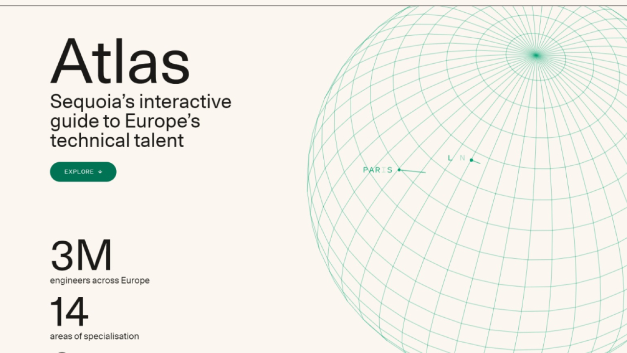 București ca oraș tech pe atlasul interactiv dezvoltat de Sequoia