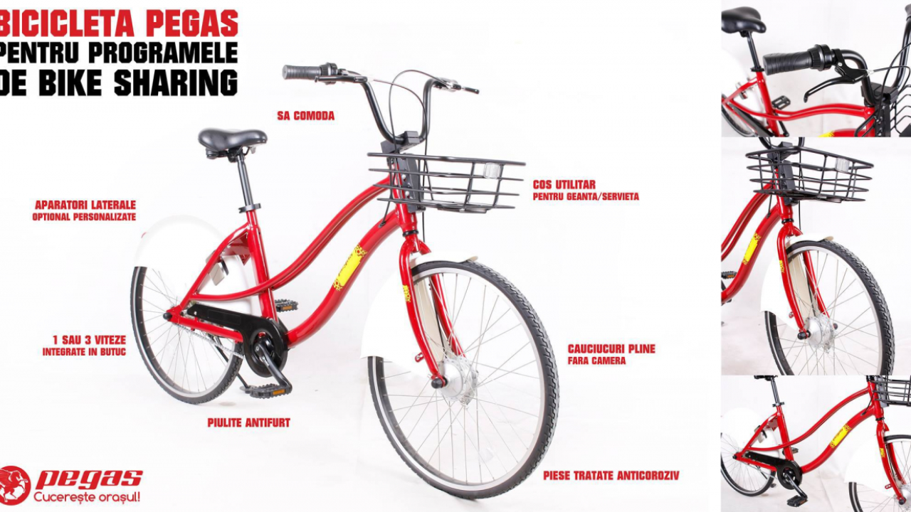 Pegas face serviciu de smart bike-sharing: unde va fi disponibil întâi