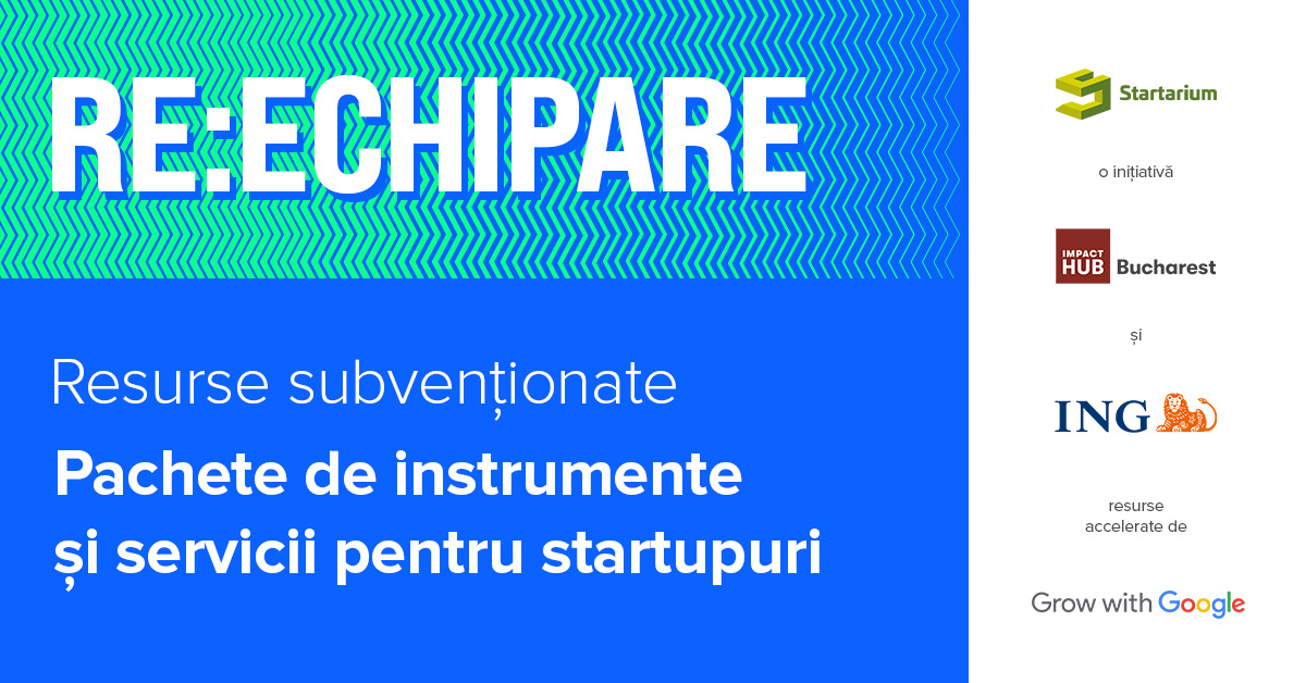 Startarium RE:BUILD, etapa 2: peste 150.000 de euro pentru 50 de antreprenori