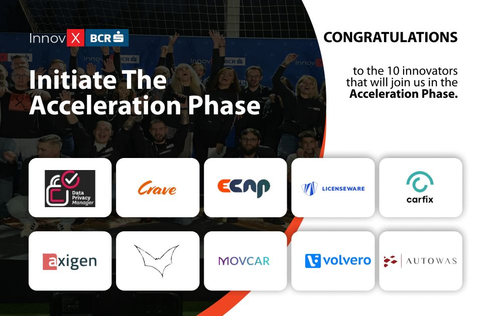 Cele 10 companii de tip „scaleup” care ajung în acceleratorul InnovX-BCR
