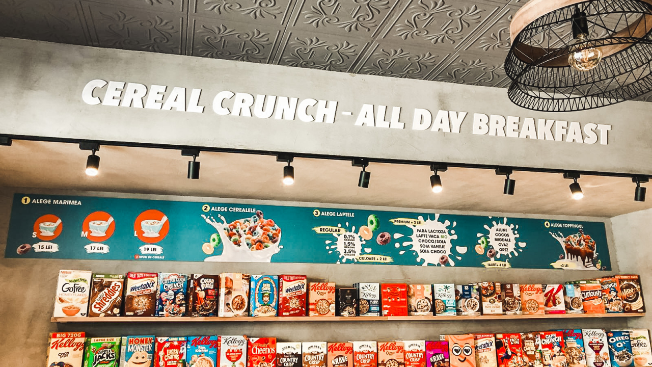 Franciza Cereal Crunch deschide primul punct de lucru în provincie, la Craiova