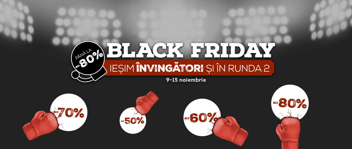 Black Friday 2018 la evoMAG: ia-ți produse în rate