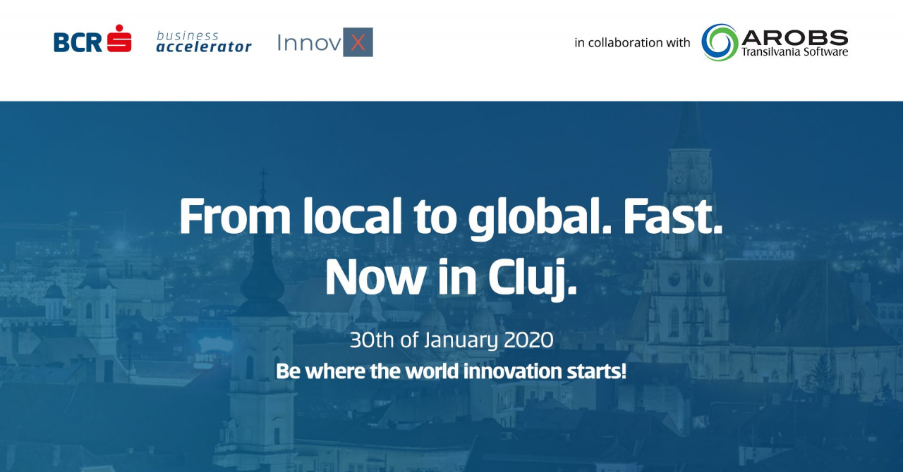Acceleratorul BCR-InnovX se lansează în Cluj la final de ianuarie