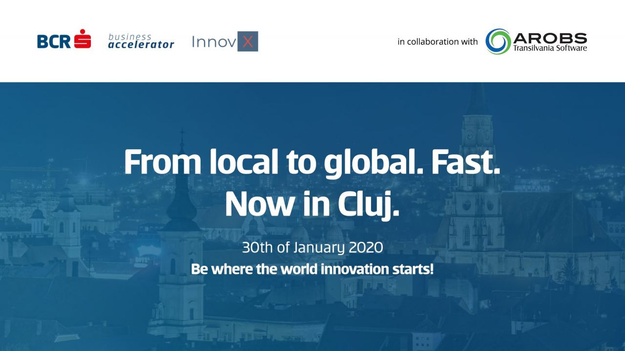 Acceleratorul BCR-InnovX se lansează în Cluj la final de ianuarie