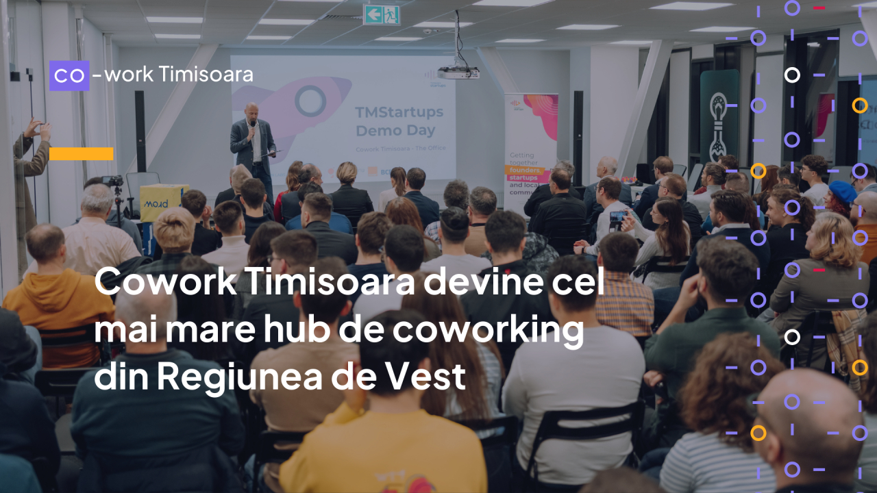 <span class="title-highlight">Cowork Timișoara</span> devine cel mai mare hub de coworking din Regiunea de Vest