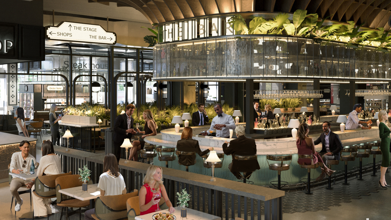 Machetă Marketta Food Hall