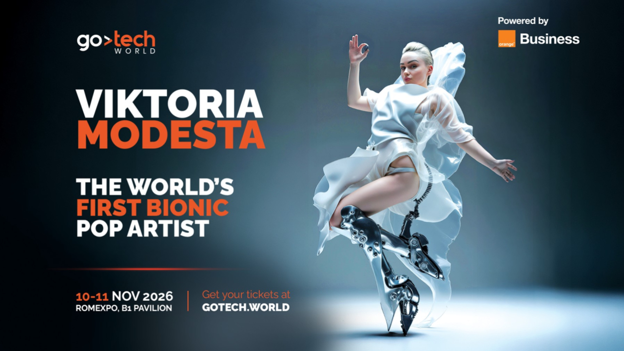 Viktoria Modesta, prima artistă pop bionică din lume, pe Main Stage la ediția aniversară GoTech World 2026