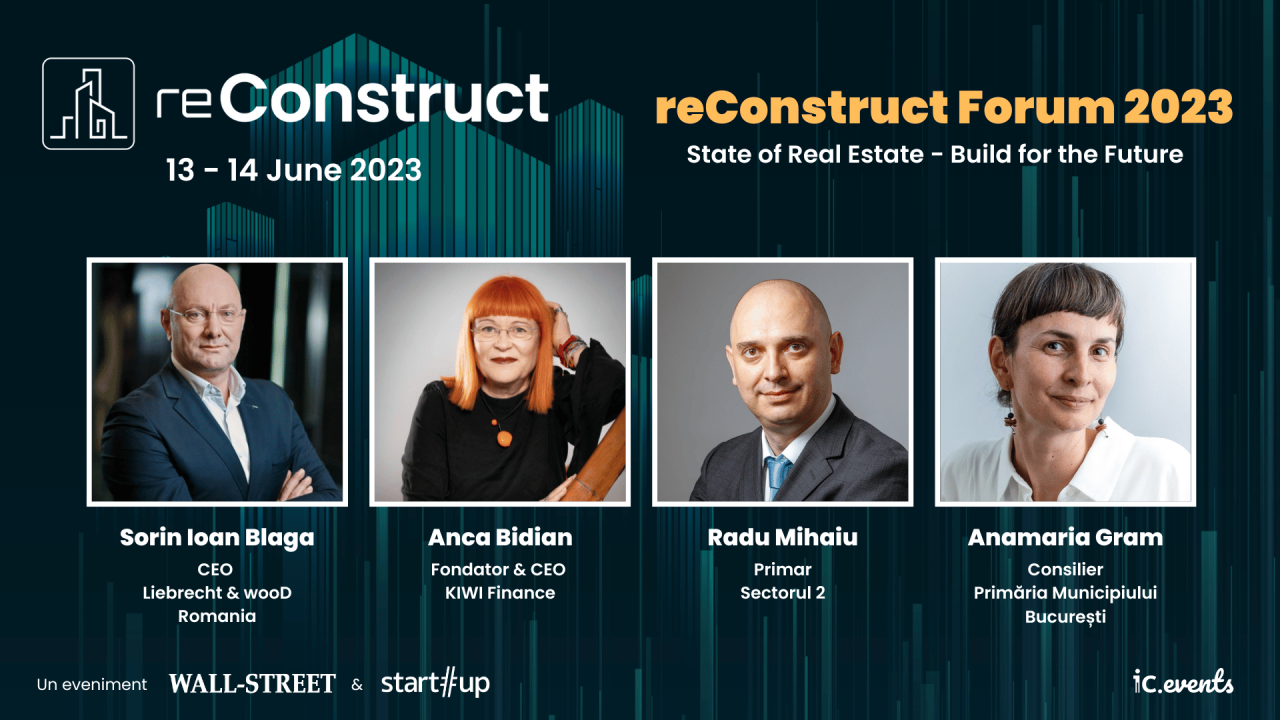 reConstruct Forum 2023 - revoluția orașelor din România în 2023