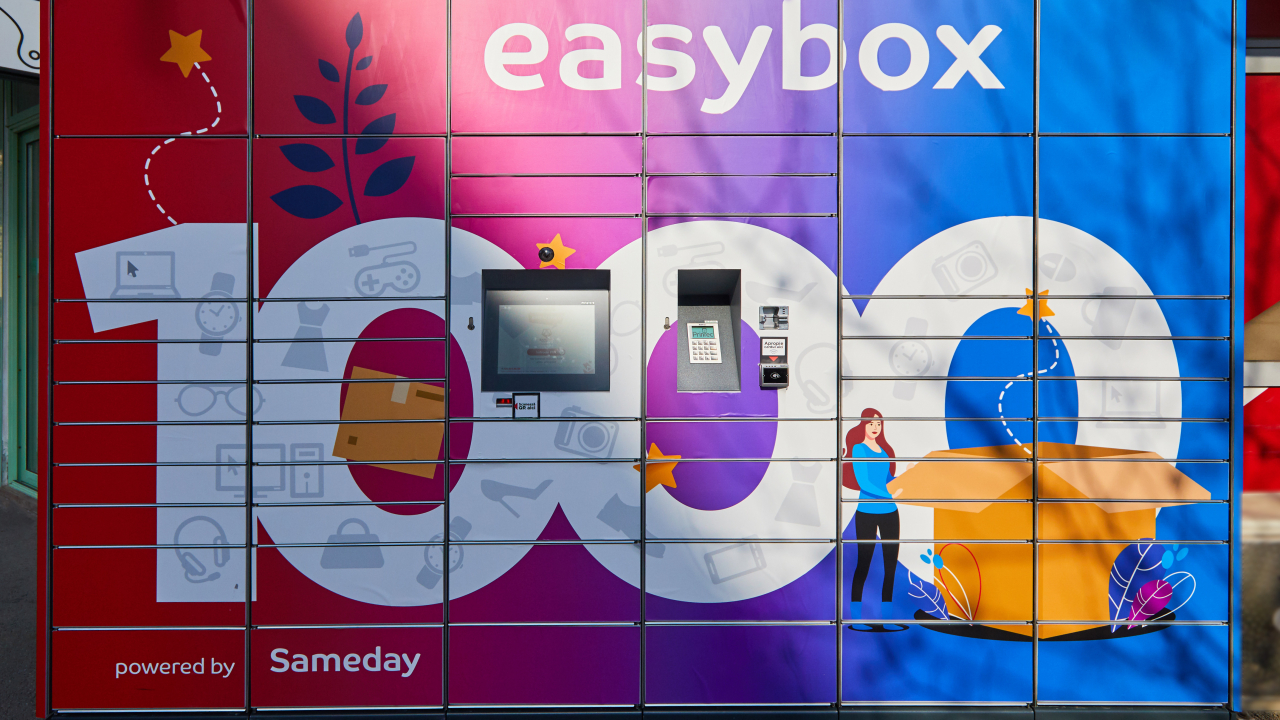 Sameday are 1.000 de lockere pentru predarea coletelor. Rețea dublă într-un an