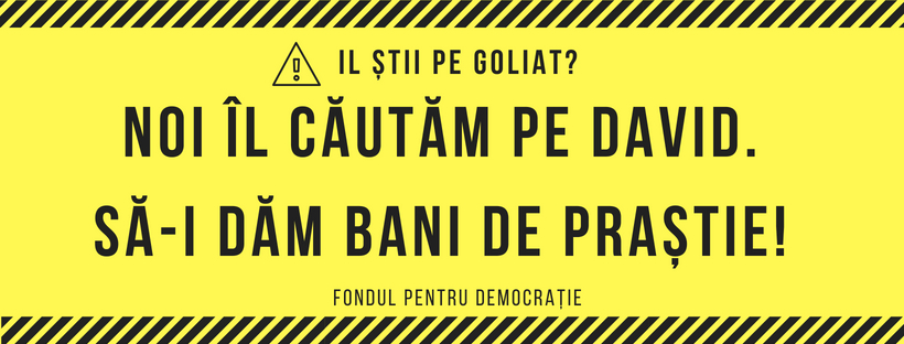 120.000 de lei pentru idei care susțin democrația din România