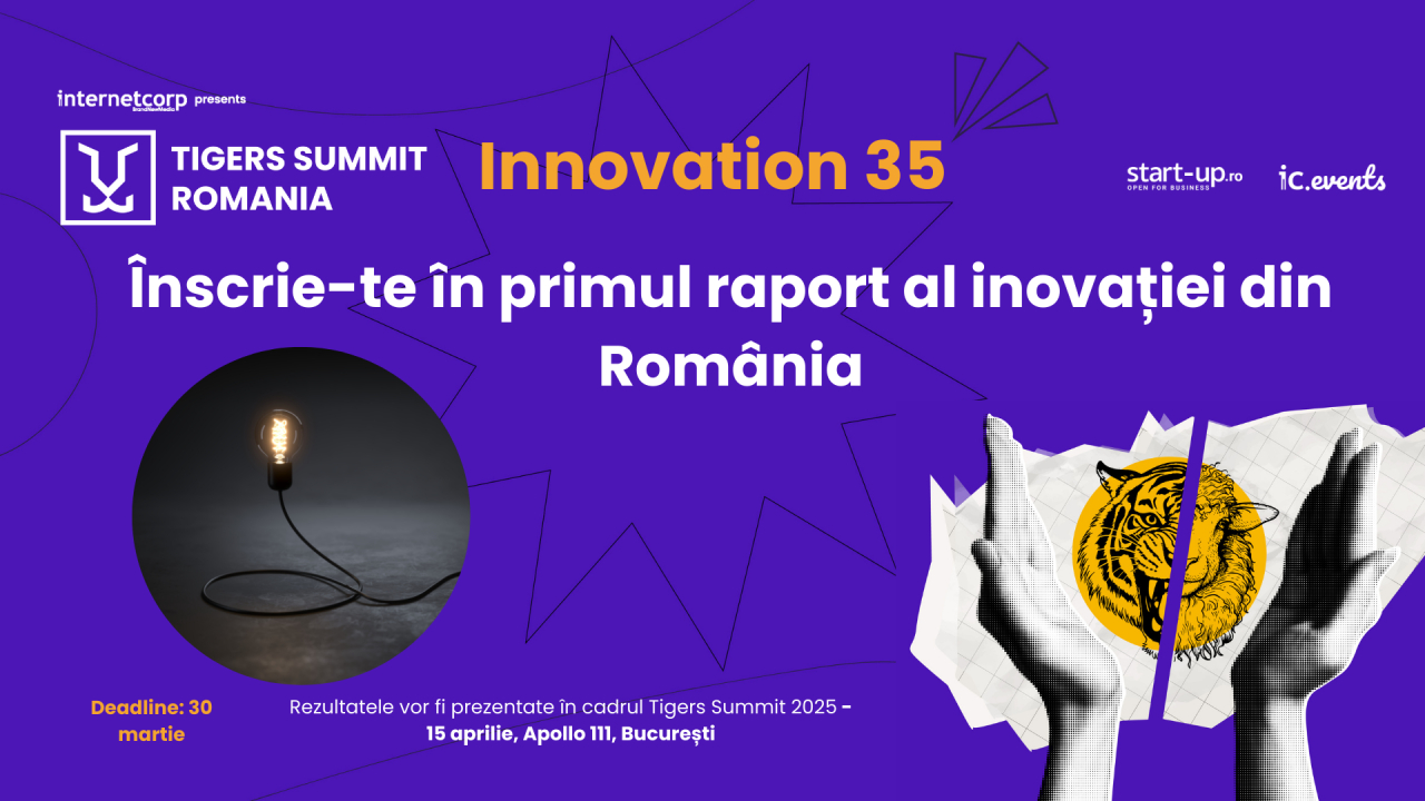 Peste 50 de antreprenori și experți în juriul Innovation 35 - înscrie-te acum pentru a fi în raport