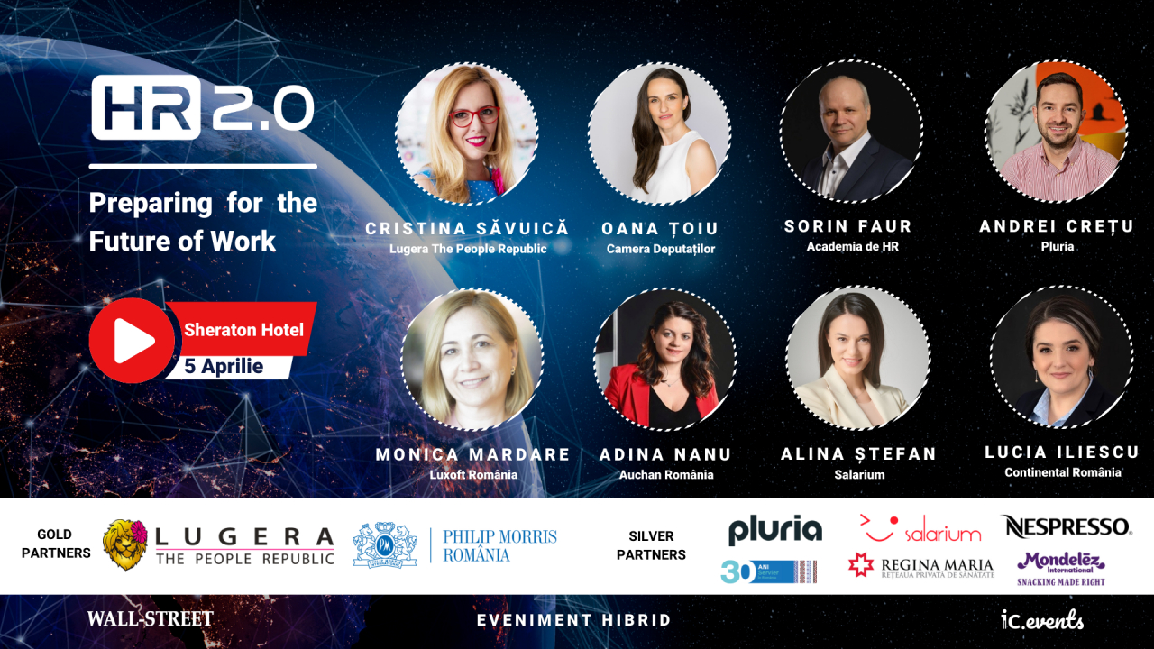 A 11-a ediție a Conferinței HR 2.0. - Preparing for the Future of Work