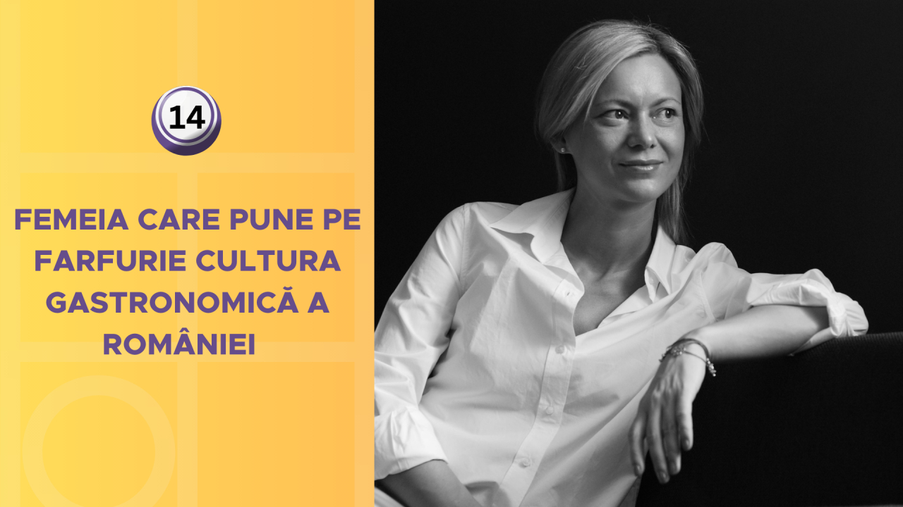 Femeia care pune pe farfurie cultura gastronomică a României