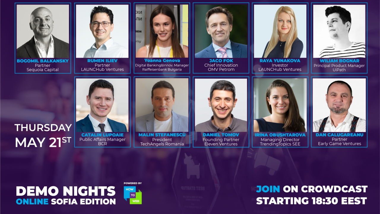 Demo Nights în Sofia: startup-uri bulgare și românești, în fața investitorilor