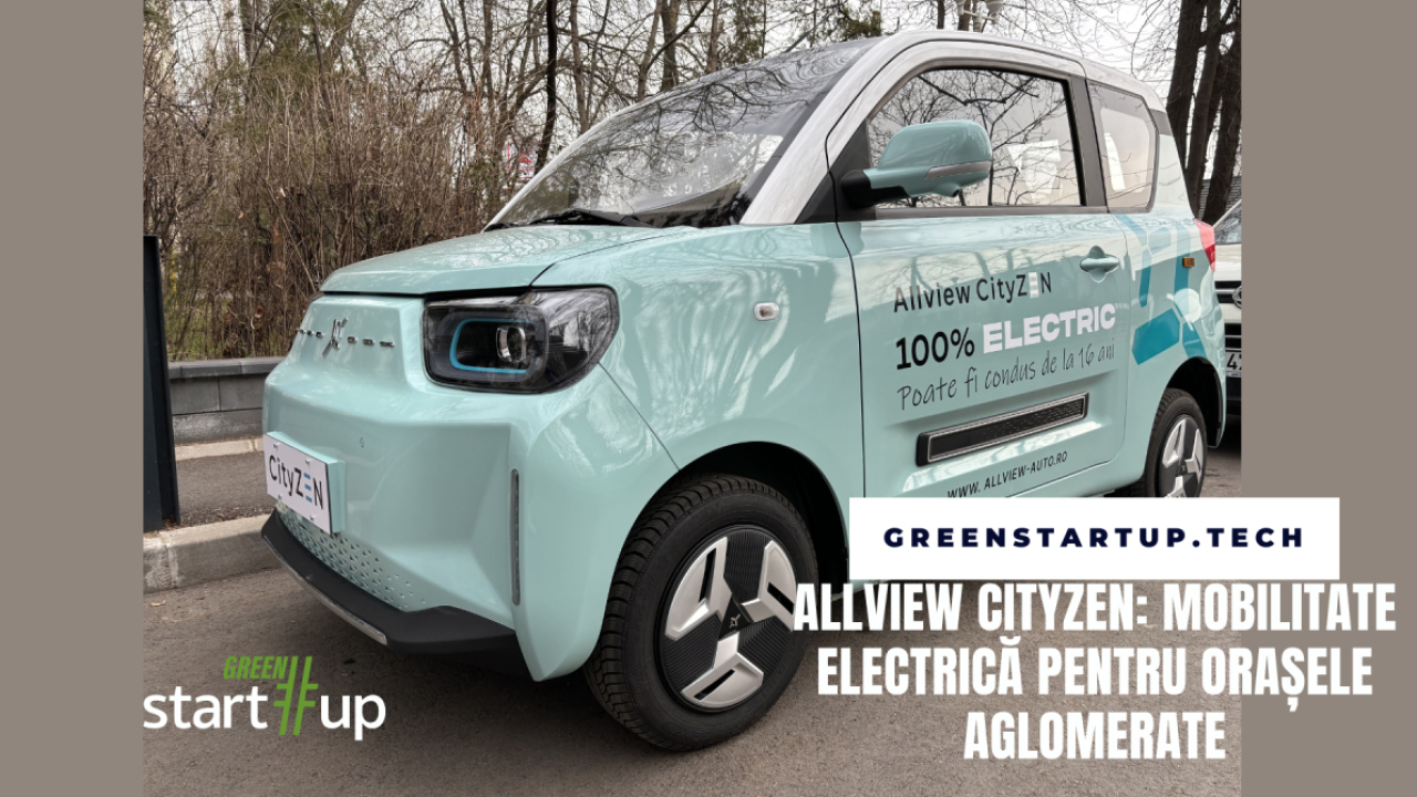 Allview CityZEN, mașina perfectă pentru deplasările urbane rapide, fără emisii