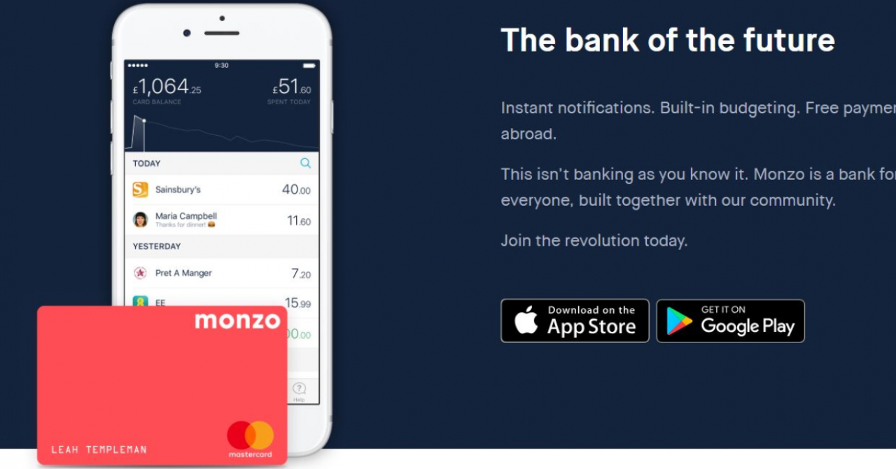Monzo: cum schimbă transferurile între prieteni ecosistemul bancar