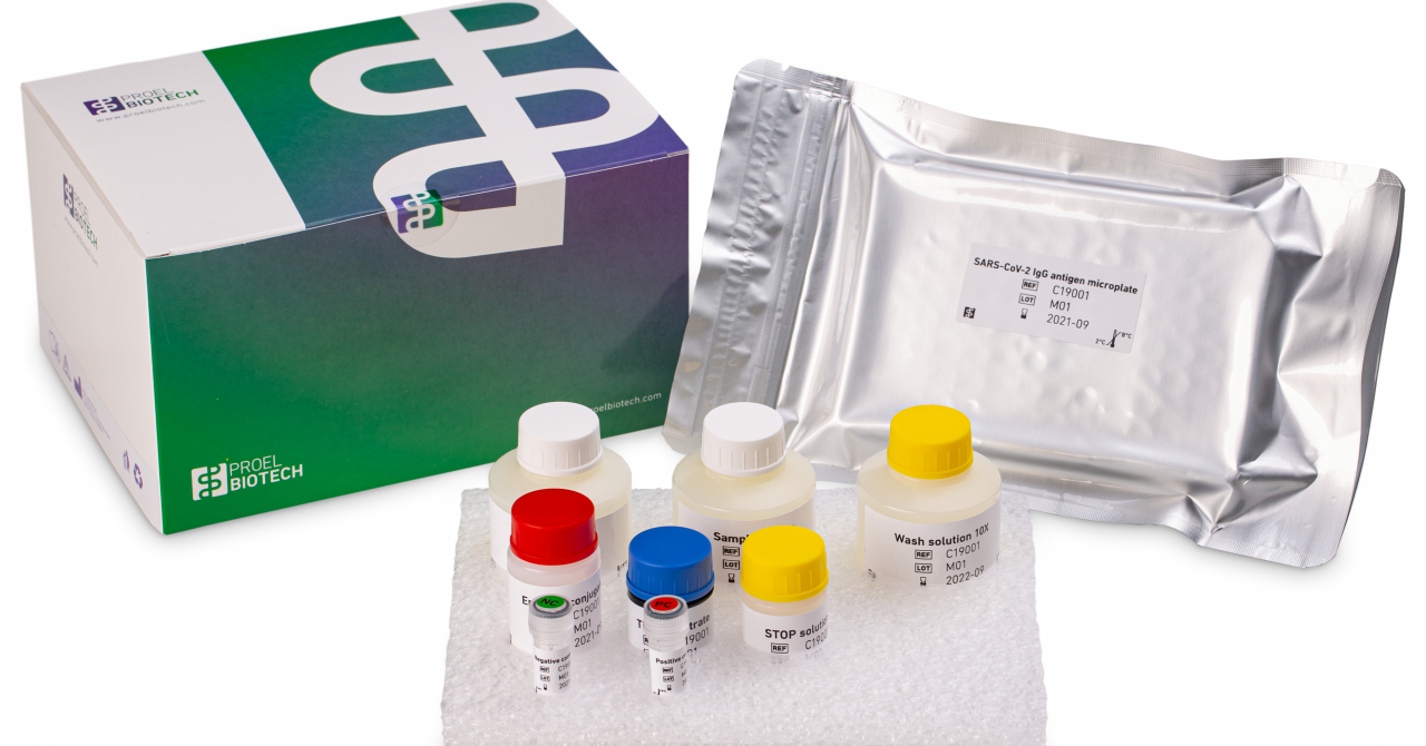 Kit pentru detecția anticorpilor SARS-CoV-2 IgG, exclusiv pentru diagnostic in vitro