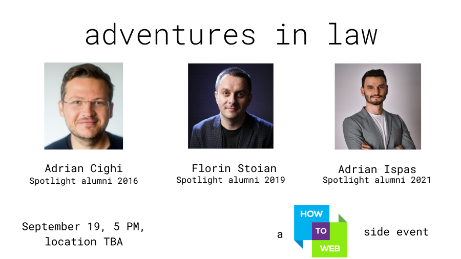 Fondatorii de startup-uri povestesc despre experiențele juridice la Adventures in Law