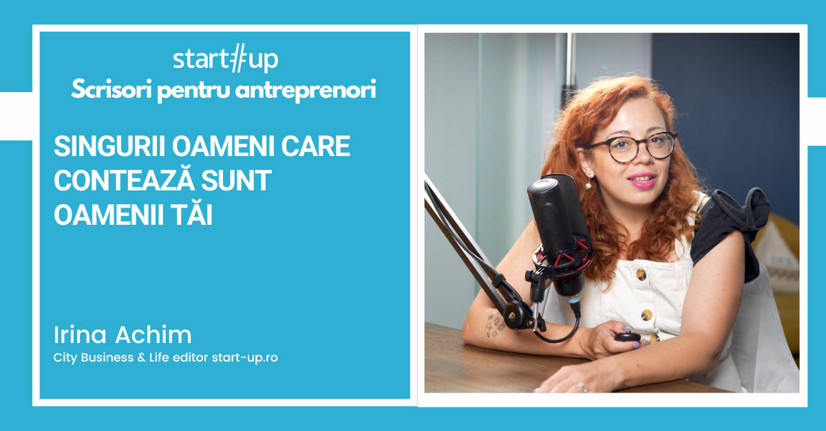 Singurii oameni care contează sunt oamenii tăi