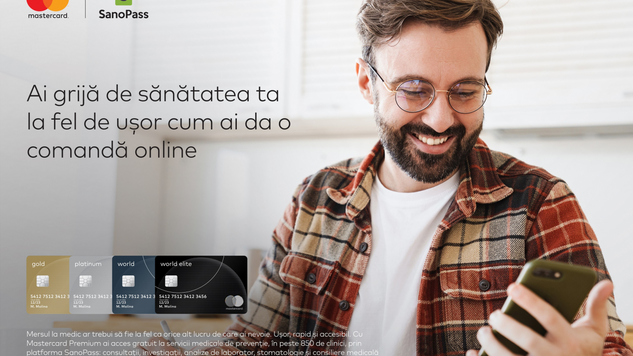 Parteneriat Sanopass și Mastercard pentru acces la clinici medicale în România