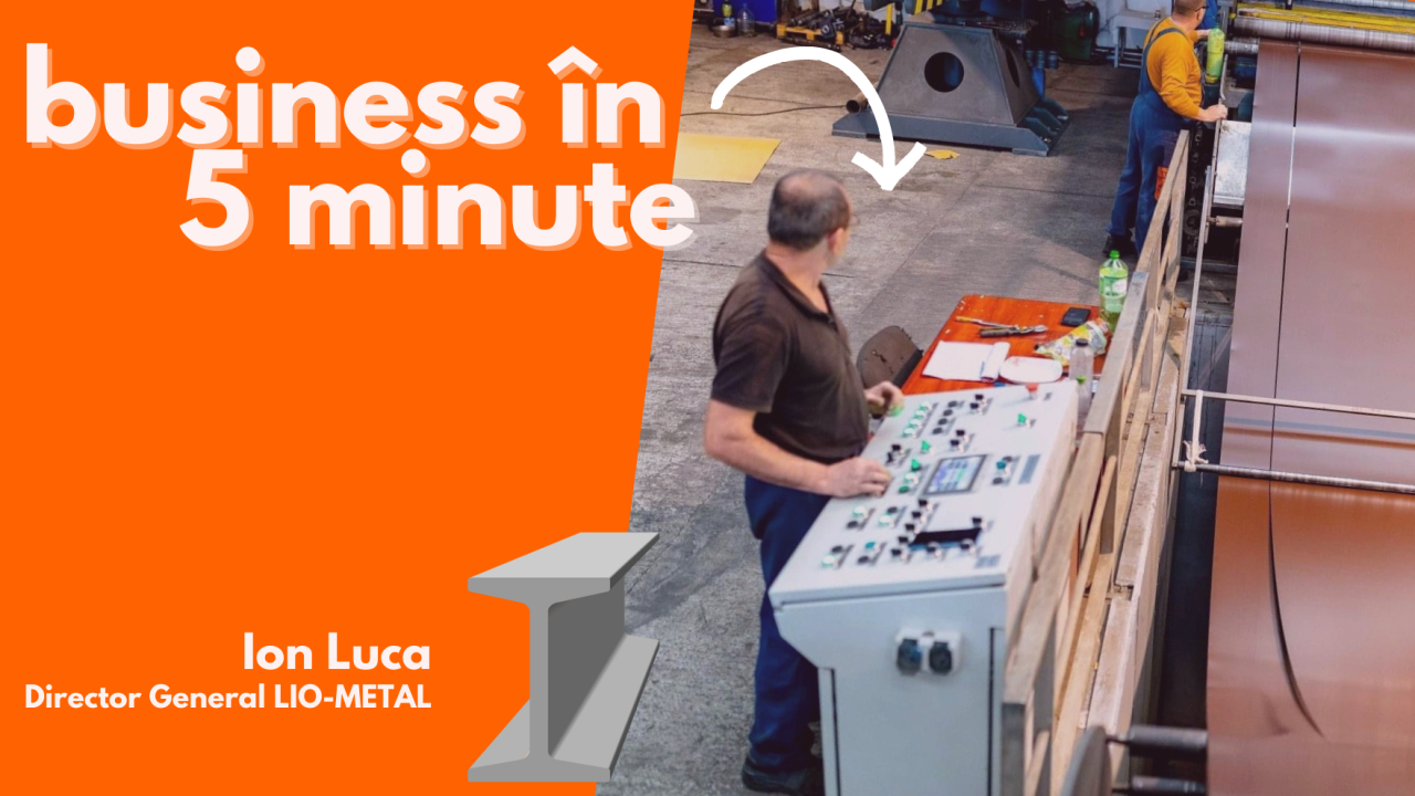 LIO-METAL, pariul din criză devenit lider în producție metalurgică în România