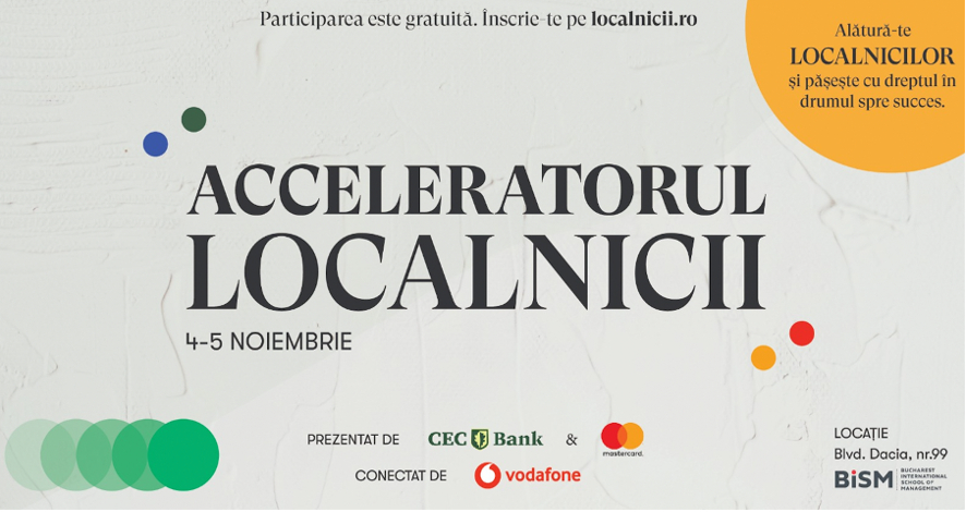 Inițiativa Localnicii continuă să susțină antreprenorii locali prin lansarea Acceleratorului Localnicii