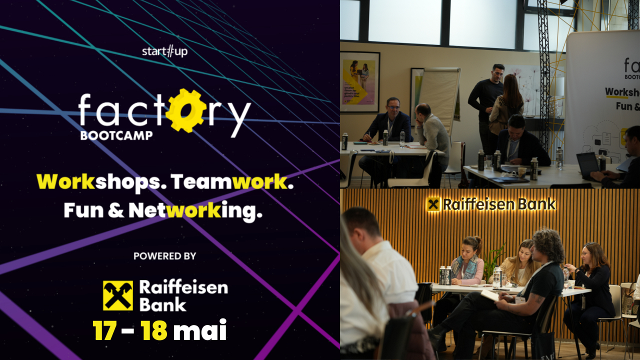 Ce antreprenori au fost la Factory Bootcamp 1, ediția din 2024