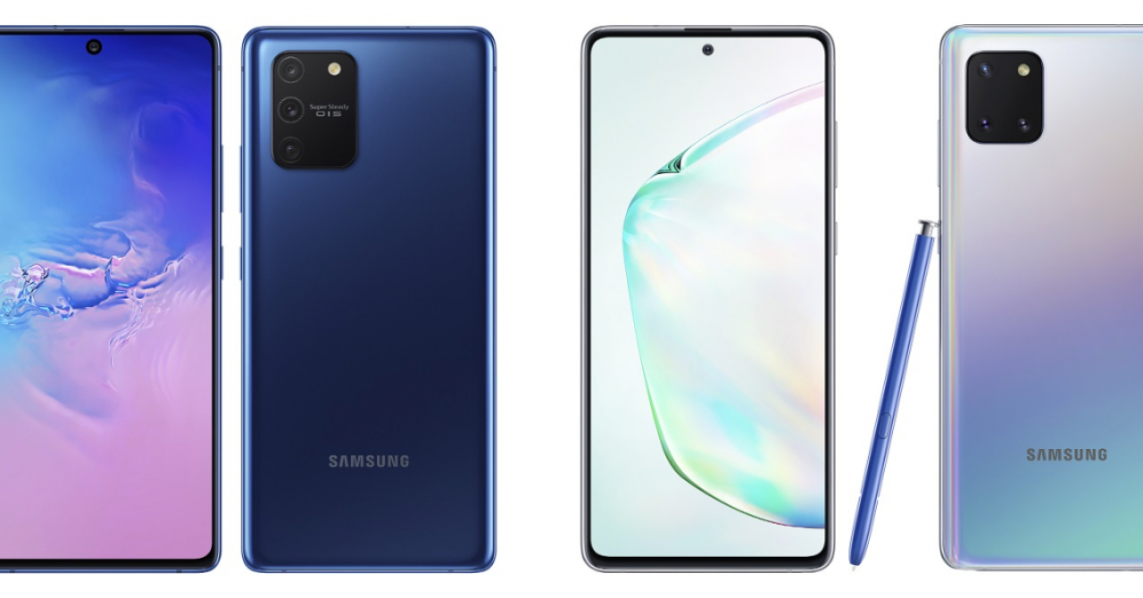 Samsung anunță oficial noile telefoane: Galaxy S10 Lite și Note10 Lite