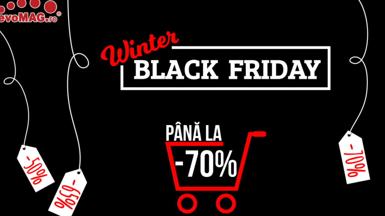 Black Friday de iarnă la evoMAG: produse pe care le iei la reducere