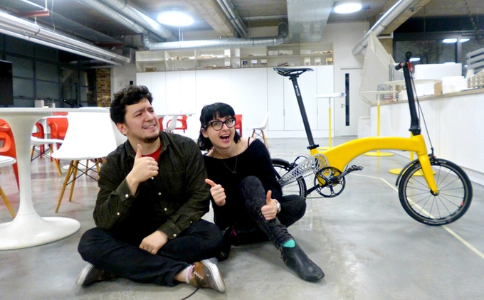 Cea mai ușoară bicicletă pliabilă poate fi comandată. Și e românească