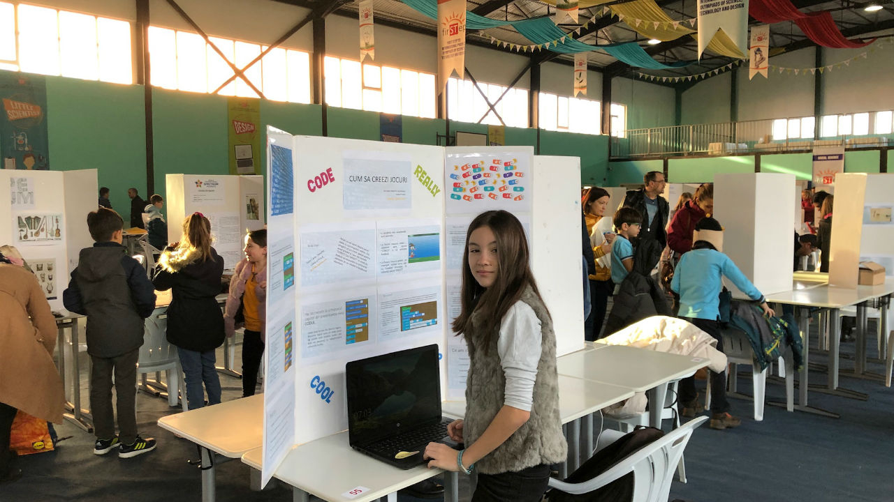 Visurile Carlei: la 10 ani, câștigătoarea unui concurs național de IT